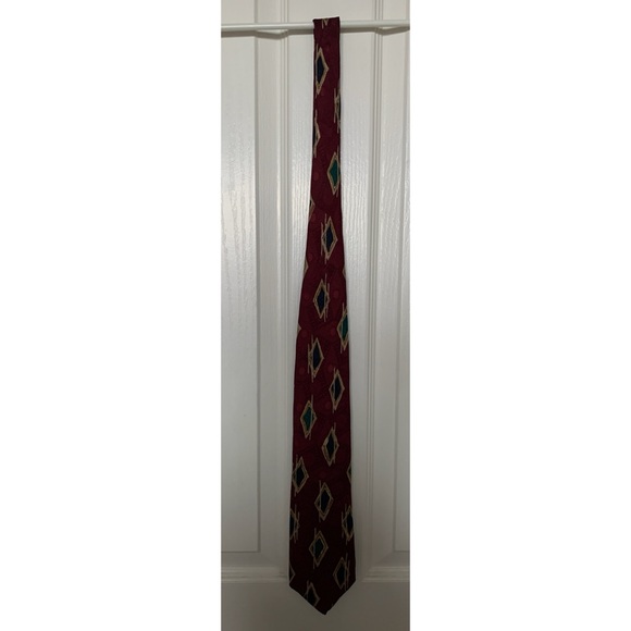 Lands End Long Silk Tie - Picture 3 of 3